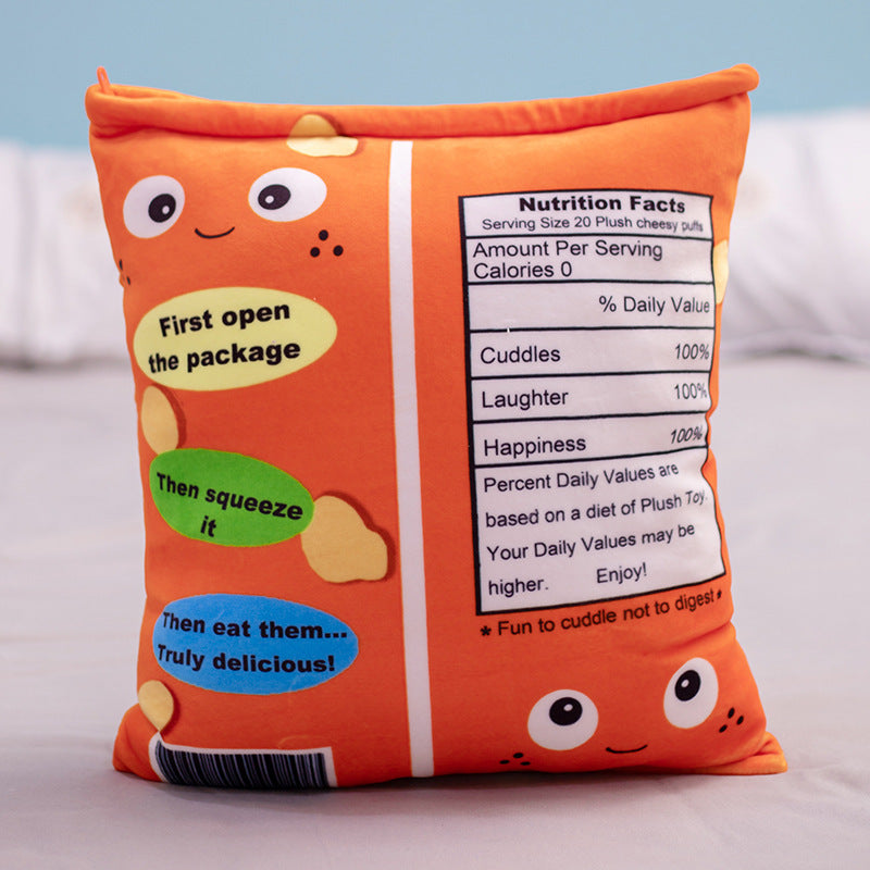 Cuddly Snack-Shaped Plush Figures