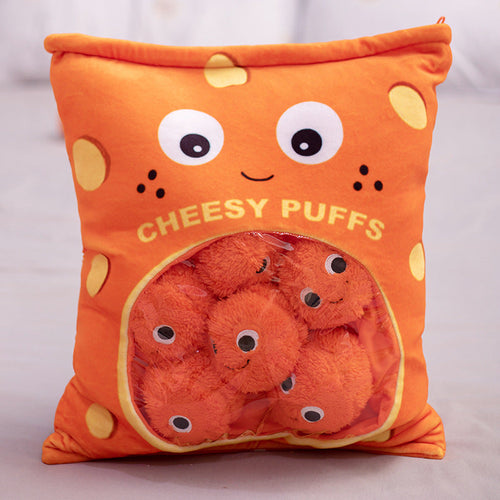Cuddly Snack-Shaped Plush Figures