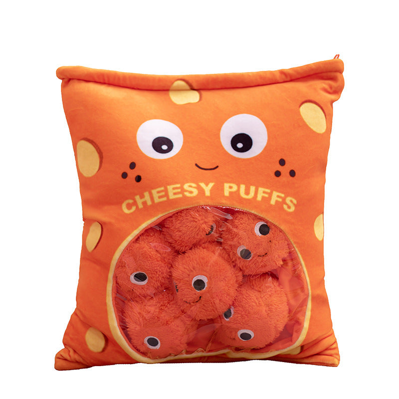 Cuddly Snack-Shaped Plush Figures