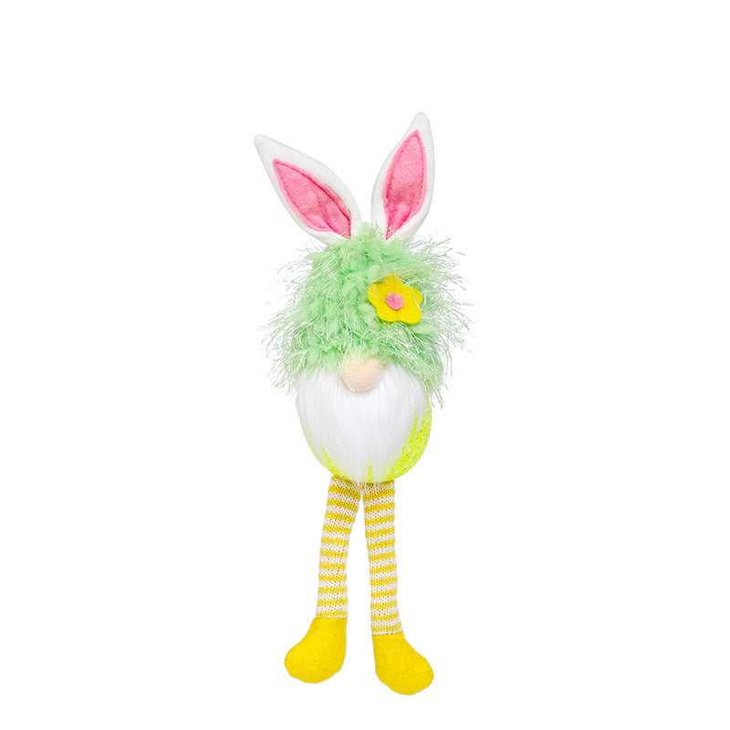 Cute Rabbit Ears Glowing Faceless Doll Decoration
