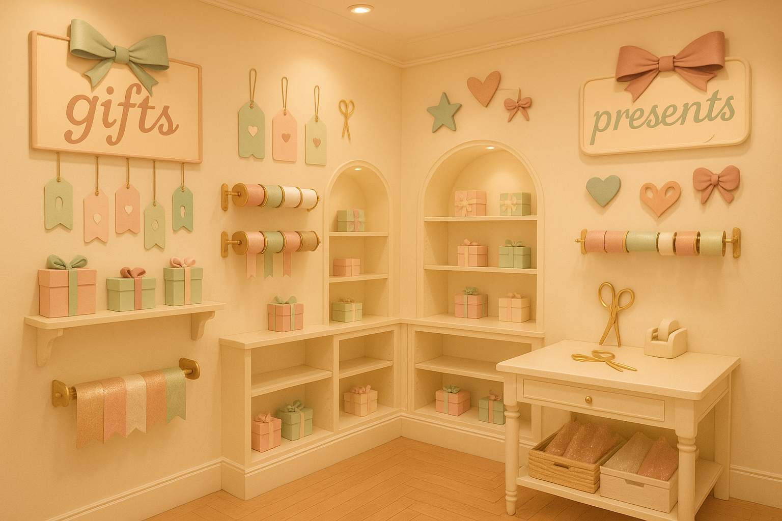 make the scene more appealing to customers looking for gifts